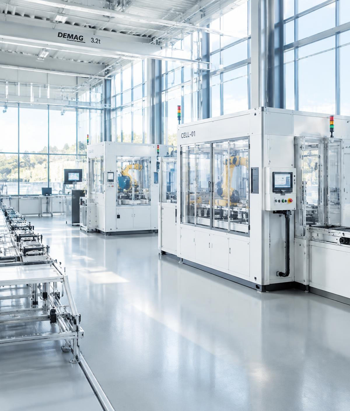 Automated manufacturing facility